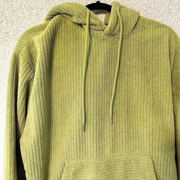 Earthbound Women’s Hoodie Knit Lime Green Size‎ Small Cozycore - Picture 2 of 10